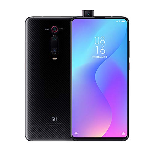 Xiaomi mi 9T Smartphones 6GB RAM + 64GB ROM, 6.39'' Pantalla Completa, procesador 730, 20MP Frontal y 48MP AI Cámara Triple Trasera Teléfonos móviles Versión Global (Negro)