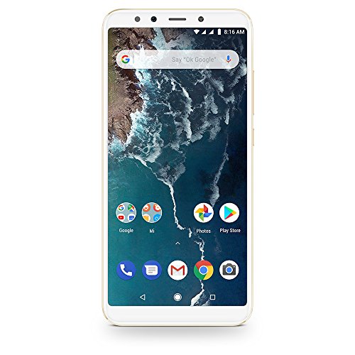 Xiaomi Mi A2 EU - Smartphone de 5.99" (Qualcomm Snapdragon, RAM de 6 GB, memoria de 128 GB, cámara dual de 12+20 MP, Android) color oro [versión española]