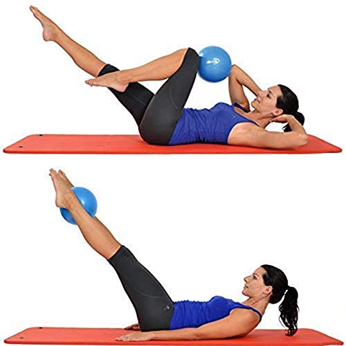 Xinlie Pilates Gimnasia Yoga Gym Soft Over Ball Fitball Pilates Pelota Embarazo Pelota de Ejercicios de Pelota de Mini Pilates de Yoga para Ejercicios Abdominales y Ejercicios Básicos (3 Piezas)