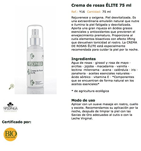 YiPSOPHiLiA Crema Elite de Rosas - 75 ml