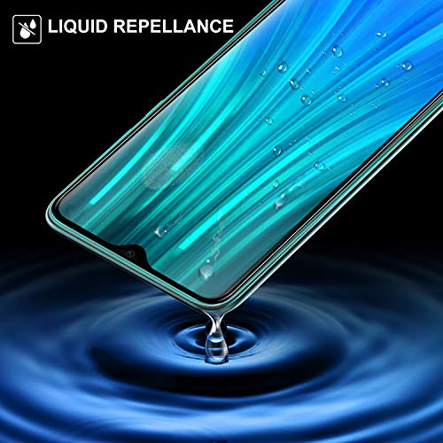 Yocktec Cristal Templado para Xiaomi Redmi Note 8 Pro, [Dureza 9H] [Cobertura Completa] [HD Clear] Vidrio Templado Protector Pantalla para Smartphone Xiaomi Redmi Note 8 Pro (2 Paquetes)