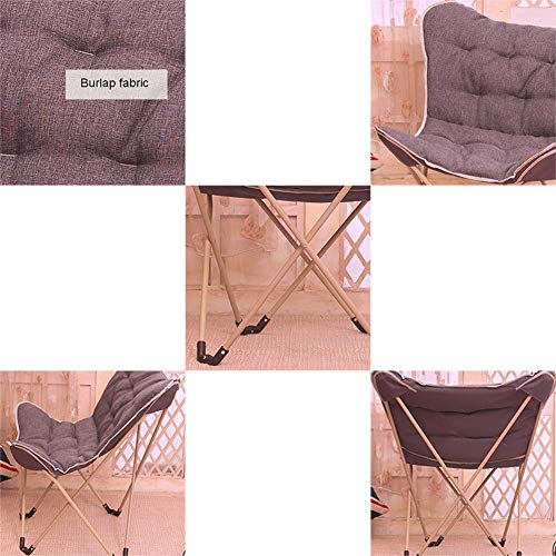 YUMUO Sillas Plegables Silla Butterfly, Silla de jardín, Silla Moon, Chaise Longue Exterior