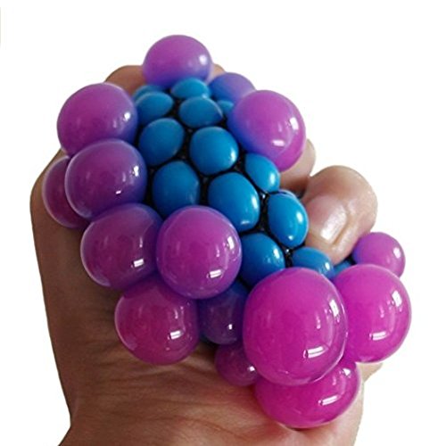 yunshuo UVA Stress Relief Squeeze bola mano muñeca juguete estrés pelota antiestrés bola 4PCS