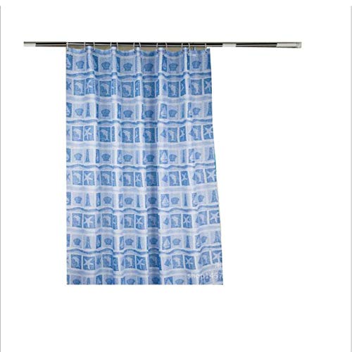 YUNZHIFU Cortinas De Ducha Cortinas De Ducha Estilo Océano Azul para Habitación De Niños, Poliéster Grueso, Impermeable, Baño De Hotel, 80X180Cm