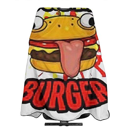 Yutess Dur Burger - Capa de peluquería Profesional de Nailon Resistente al Agua con Cierre de Broche de 140 x 168 cm