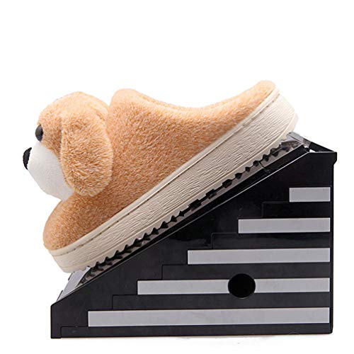 YUYAXPB Zapatillas Peluche De Animales - Lindo Perrito Pantuflas - Regalo Zapatos por Casa - Adultos Y Niños - Hombre Y Mujer, Yellow, 235