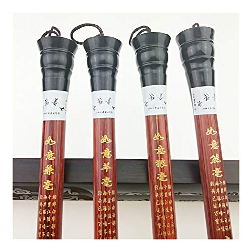 YXCUIDP Chino de la caligrafía pluma del cepillo del cubo grande de la pluma Couplet tolva en forma de cepillo tradicional china pintura de la escritura Suministros cepillo