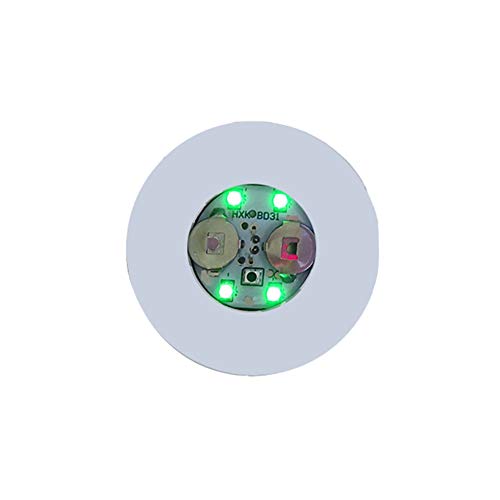 YYWJ - Posavasos LED, pegatinas para botellas con 3 modos, 4 luces, para fiestas, bebidas, con pilas, para bodas, bares, fiestas, decoración navideña (1/10 unidades), No nulo, Verde, 10 unidades