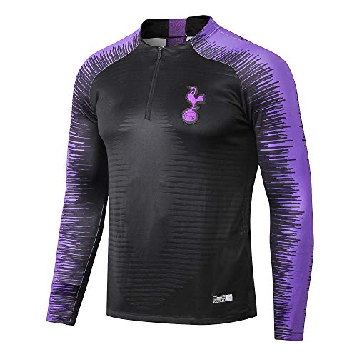 zhaojiexiaodian Traje de Entrenamiento de fútbol Tottenham Half Pull Club Deportivo para Adultos, Traje de Uniforme, M