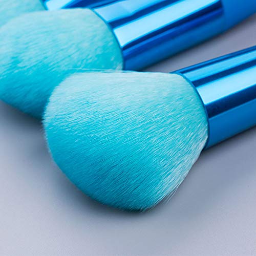 ZX-SHOP Brochas para Maquillaje Facial, Brocha de Maquillaje, Profesional Mango de Belleza Pinceles de Maquillaje, 10PCS