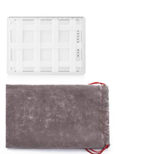 1pack Maquillaje Transparente Junta De Cosméticos De Almacenamiento Organizador De Acrílico Con El Espejo Mágico Con Asas De La Bolsa Del Recorrido Portátiles Organizador Rápida Bolsas (gris Bolsa De