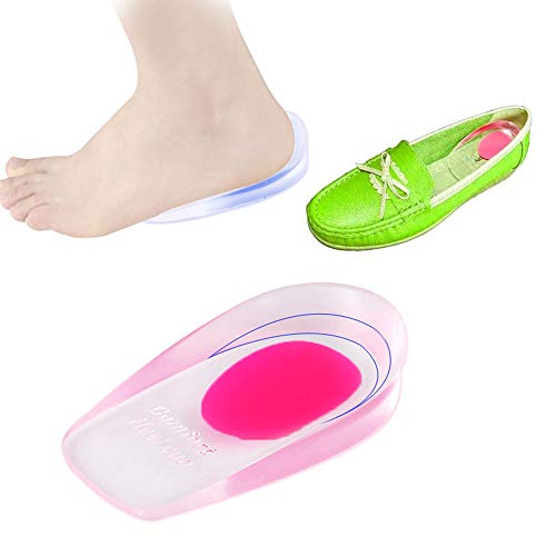 2 Pares de Copas de Gel para el Talón, Almohadillas de Apoyo para el Talón Cojines, para Fascitis Plantar, Utilizado para la Fascitis Plantar, Espolones óseos, Dolor de pies y Cuidado de los Pies