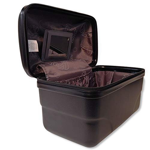 2 Vanity Case - Neceser de Aseo- neceser de viaje - Estuche de Belleza - Policarbonato Flexible Ultra Light