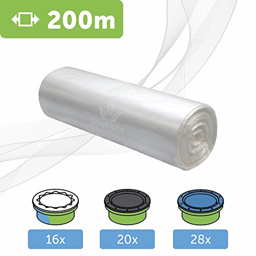 200 M - ECO Recarga compatible Sangenic Tommee Tippee | Angelcare para pañales | equivalente 16 cajitas Sangenic | 28 Angelcare | Producido en Europa.