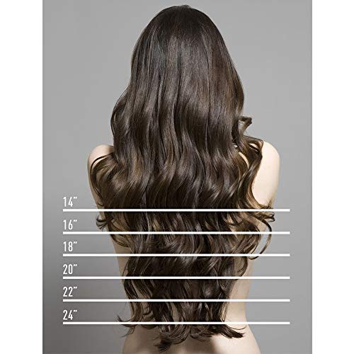 24"(60cm) Extensiones de Cabello Natural Clip Rizadas Pelo Sintético 8 Piezas 18 Clips Pelo Largo Postizos Pelucas para Mujer（140g,Castaño Dorado a Rubio Ceniza)