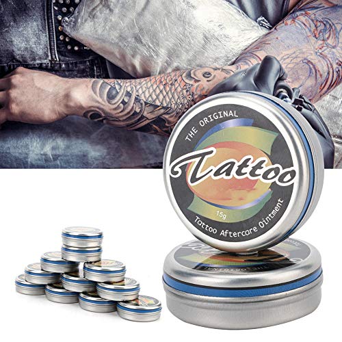 24pcs Crema del Tatuaje, Crema para el Cuidado de Tatuajes Crema Anti Cicatrizante Hidratante para Tatuajes, Anti-cicatriz, para Reparación de Tatuajes, Maquillaje Piercing, Ceja Permanente