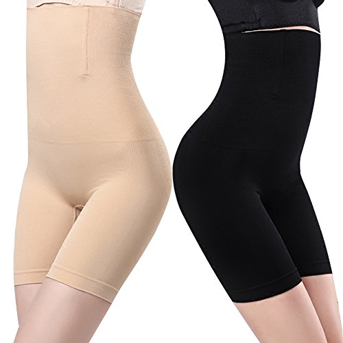 2Pcs Braga Faja Reductora Braguita Moldeadora Adelgazante Faja Pantalón Body Cintura Abdomen Shapewear Lenceria Mujer (M/L)