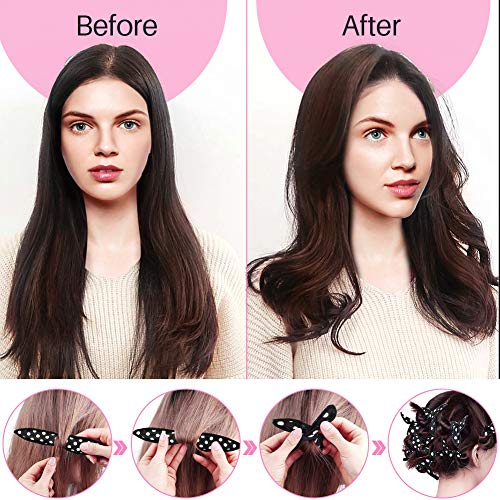 30pcs Flexible Espuma de rulos de esponja, Sin calor Rizadores cabello Almohada mágica Rodillos suaves Cuidado del cabello Herramientas bricolaje para peinar cómodas dormir