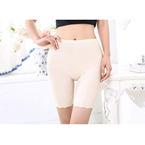 3pack 2020 Nuevas Mujeres Calzoncillos Elásticos De Seguridad Bajo Ultra Sexy Hielo Sedoso Suave Sin Costura Leggings Invisibles Pantalones Anti Rozaduras Ropa Interior Vestidos (s)