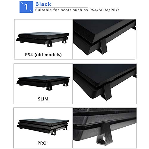 4 soportes horizontales de consola de juegos para Sony PlayStation4 PS4 Slim Pro