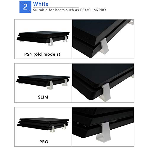 4 soportes horizontales de consola de juegos para Sony PlayStation4 PS4 Slim Pro