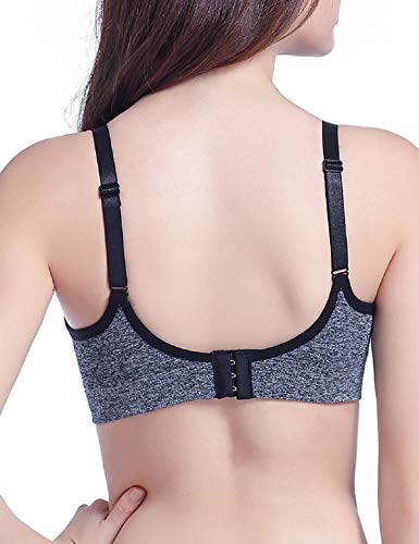 Abollria Sujetador de Maternidad de Lactancia para Mujer Bra,Sujetadores sin Costuras con Almohadillas de prevención de derrames Removibles con Extra Bra Extenders & Clips