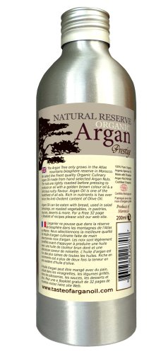 Aceite de Argán Culinario para cocinar y comer 200ml