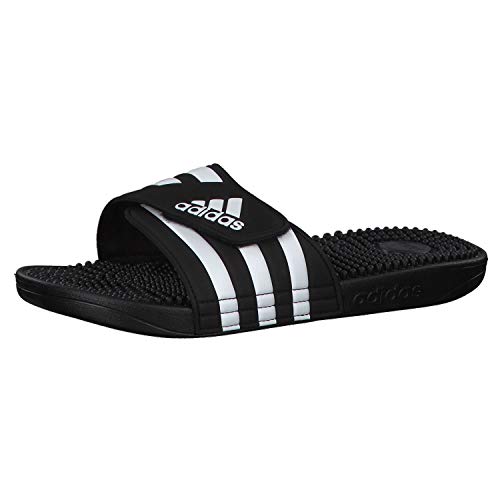 Adidas Adissage Zapatos de playa y piscina Unisex adulto, Negro (Negro 000), 42 EU (8 UK)