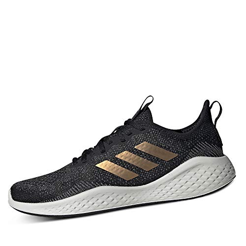 Adidas FLUIDFLOW, Zapatillas para Correr para Mujer, Core Black/Tactile Gold Met. F17/GREY Six, 36.67 EU