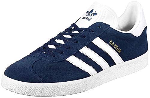 adidas Gazelle, Zapatillas de deporte Unisex Adulto, Varios colores (Collegiate Navy/White/Gold Metalic), 44 2/3 EU