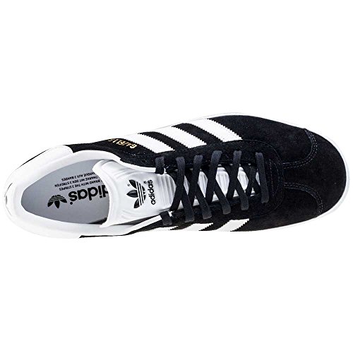 adidas Gazelle, Zapatillas de deporte Unisex Adulto, Varios colores (Core Black/White/Gold Metalic), 43 1/3 EU