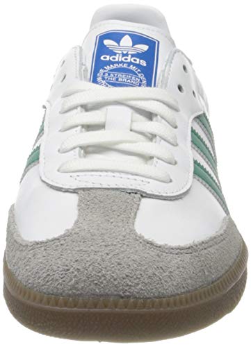 adidas Samba OG, Zapatillas de Gimnasio para Hombre, FTWR White/Future Hydro F10/Clear Granite, 44 EU