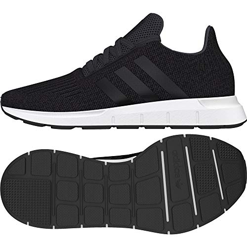 ADIDAS Swift Run, Zapatillas para Hombre, Negro (Black/Carbon/Core Black/Medium Grey Heather Cq2114), 42 2/3 EU