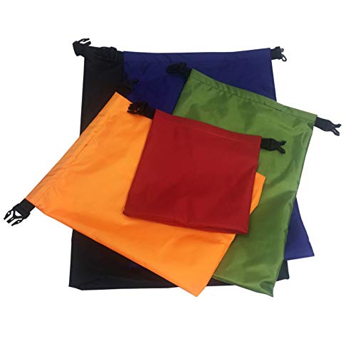 Aesy Bolsa Estanca, Bolsa Impermeable, Bolsas Estancas, Bolsa Estanca Impermeable, Bolsa Seco, Ligero, Ultra Ligero, para Kayak, Senderismo, Viaje, Surf, 5pcs (1.5L / 2.5L / 3.5/4.5L / 6L) (5 Color)