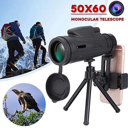 AGNN 50x60 80x100 Zoom monoculares Potente telescopio for móviles portátiles Ocular Lens Objetivo Caza Óptica (Color : 80x100)