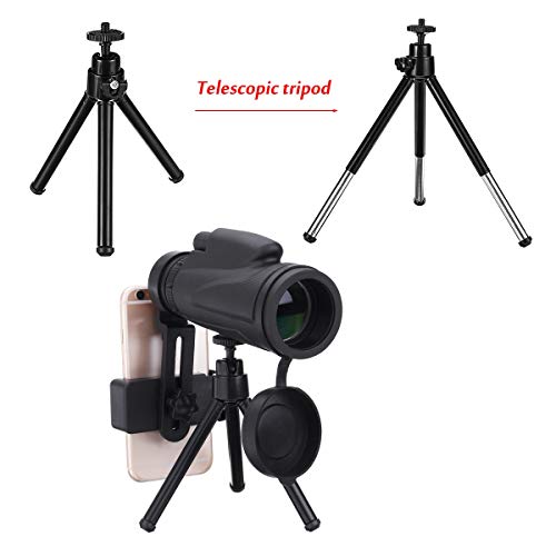 AGNN 50x60 80x100 Zoom monoculares Potente telescopio for móviles portátiles Ocular Lens Objetivo Caza Óptica (Color : 80x100)