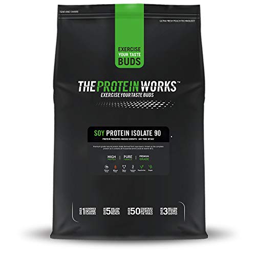 Aislado de Proteína de Soja en Polvo | 100% A Base de Plantas | Bajo en Grasa | Sin Azúcar Añadido | Sin Gluten | THE PROTEIN WORKS | Macchiato Caramelo | 500g