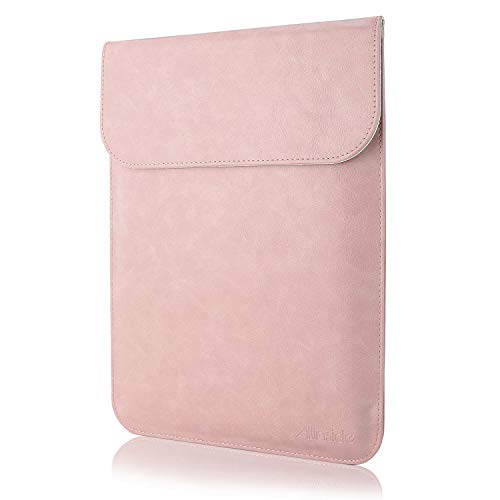 Allinside Funda de Cuero Sintético para portátiles de MacBook Air 13" 2010-2017 (A1369 A1466)/ MacBook Pro 13" 2012-2016 (A1425 A1502)/ MacBook Pro 13" CD-ROM (A1278), Rosa