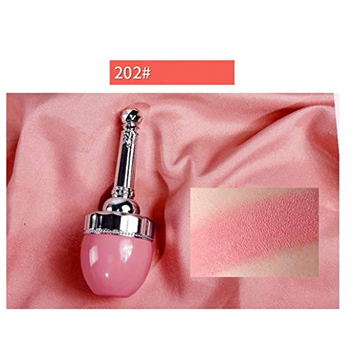 Altamente pigmentadas de la piel y Polvos Brillo Natural Blush brilla cosmético seguro Ingredientes mejilla Blush fácil de mezclar maquillaje Blush regalo dulce para las muchachas