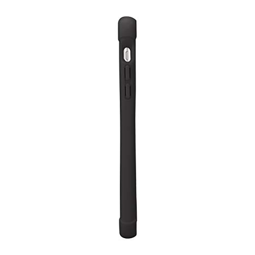 AmazonBasics - Funda protectora para iPhone 11, TPU+PC (negro), antiarañazos