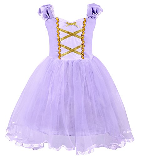 AmzBarley Disfraz Carnaval Traje Princesa Vestido Niña Halloween Navidad Fiesta Cosplay Costume Niñas Chicas