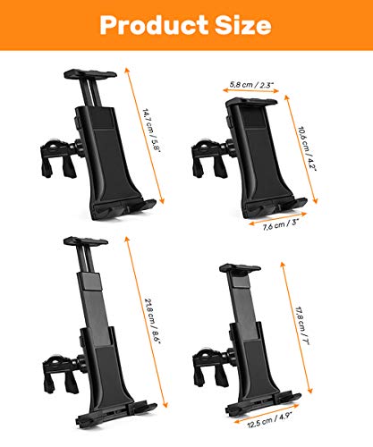 Antber Soporte Tablet Bici estatica Bicicleta Ejercicios Gym Spinning valido para Tablets de Cualquier tamaño y manillares