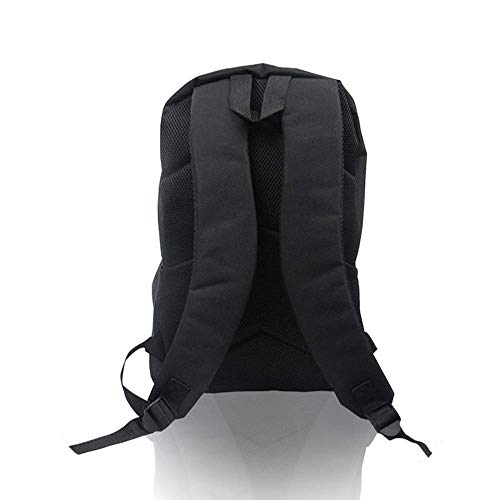 AOOEDM - Mochila Escolar con Estilo para Halloween, Lindo Cachorro con Sombrero de Bruja, Truco o Trato, murciélagos Divertidos Festivos para niños, 11 'L x 5' W x 17 'H