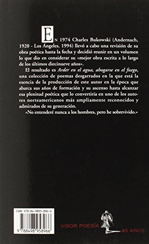 Arder en el agua, ahogarse en el fuego: Selección de poemas 1955-1973: 896 (Visor de Poesía)