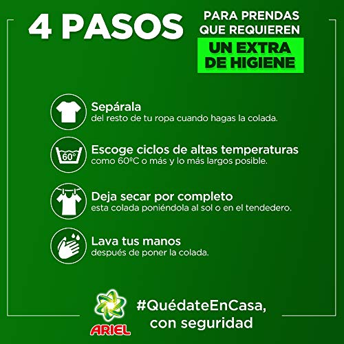 Ariel Allin1 Pods Active - Detergente en cápsulas para la lavadora, adecuado para eliminar los malos olores, 129 lavados/unidades (3 x 43)