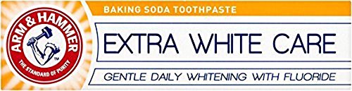 Arm & Martillo Extra Blanco Cuidado Bicarbonato Pasta de Dientes Suave Diario Limpio Para Blanquear Pasta para dientes con fluoruro