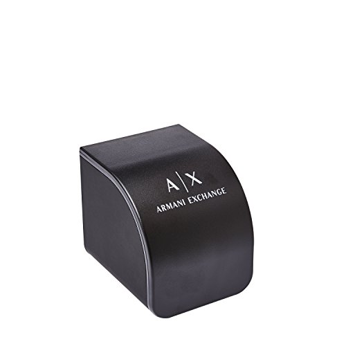 Armani Exchange Nico - Reloj análogico de cuarzo con correa de acero inoxidable para hombre, color dorado