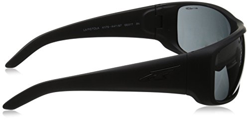 Arnette La Pistola Gafas de Sol, Fuzzy Black, 65 para Hombre