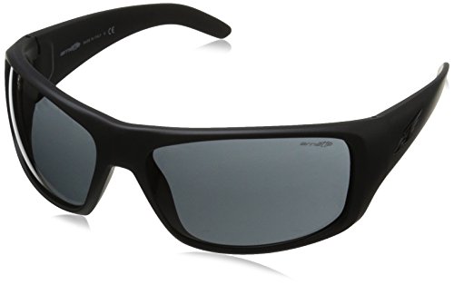 Arnette La Pistola Gafas de Sol, Fuzzy Black, 65 para Hombre