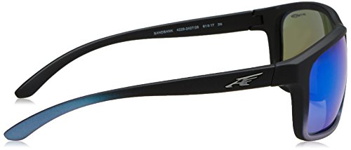 Arnette Sandbank Gafas de Sol, Black Grad Shot Blue, 61 para Hombre